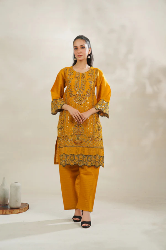 2-Piece Embroidered Suit - PP00179