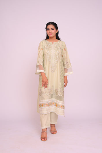 Blossom Glow - 3pc Stitched - PL00577