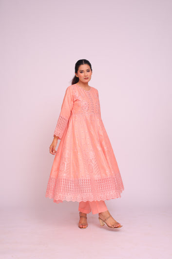 Gulnaar Blossom - 3 Piece Printed Suit Stitched - PL00576