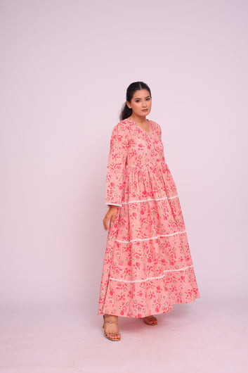 Rosy Garden –  3 Piece Printed Stitched - PP0583