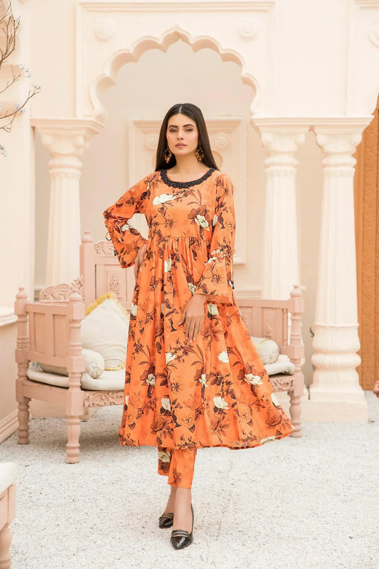 Cinamon 2 pc Silk Suit - PP00681