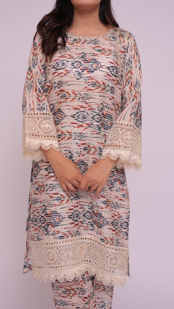 Ladies 3 Pc Suit stitched  - PE00549
