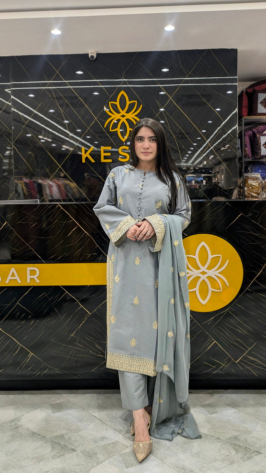 Ladies 3 Pc Suit (FA-281)-PE00777