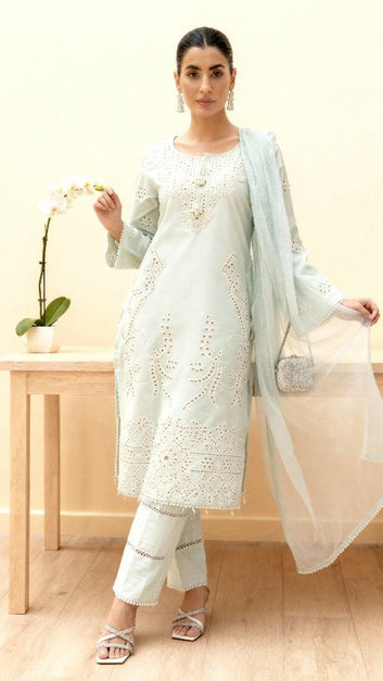 Ladies 3 Pc Stitched Suit - PL00676