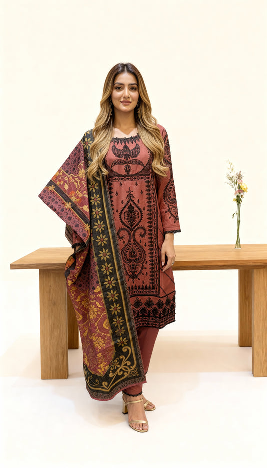 3PC Stitched Suit - PE00685