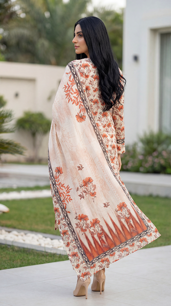 3 Pc Printed Suit ( Japan )-PU00083